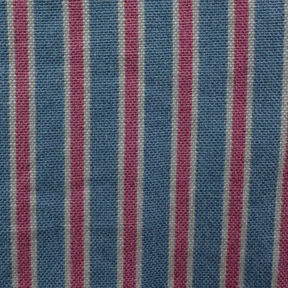 Ralph Lauren Men Long Sleeve Button Up Shirt Adult Striped Pink Blue XL Custom - Picture 10 of 11